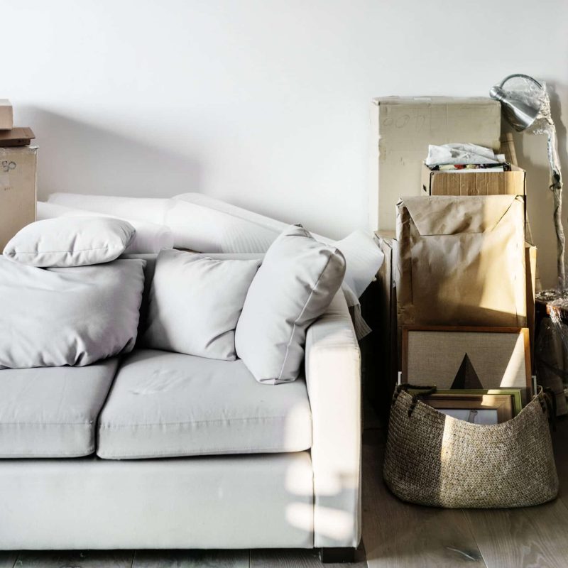 Moving to new house concept